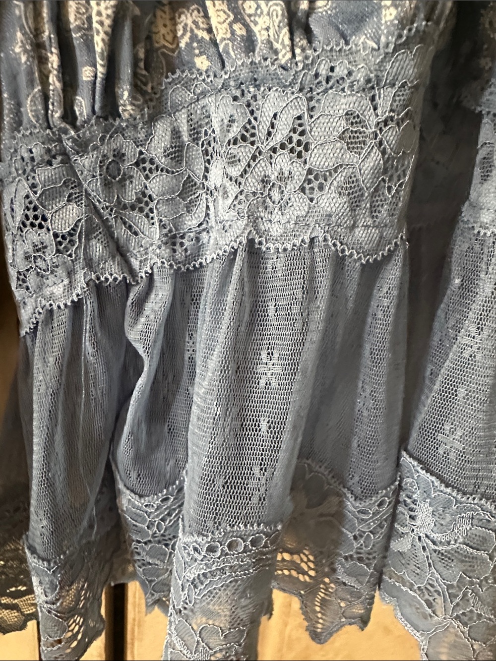 Oli & Hali Blue Paisley & Lace Bloomers size Small - Picture 4 of 6